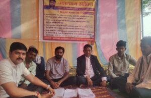 माळेगाव बाजारातील भ्रष्टाचार प्रकरणी तोडगा अद्यापही नाही; प्रहार ता. अध्यक्ष ज्ञानेश्वर आखरे यांचे अन्नत्याग उपोषण १२व्या दिवशीही सुरूच