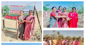 जागतिक महिला दिनानिमित्त प्रभाग ९ मध्ये वृक्षारोपणाचा उपक्रम