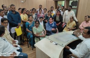 प्रभाग क्र. ९ मधील रस्त्यांच्या प्रश्नावर नागरिकांची एकी; नगरसेविकां सौ. सुषमा भिसेसह निवेदन